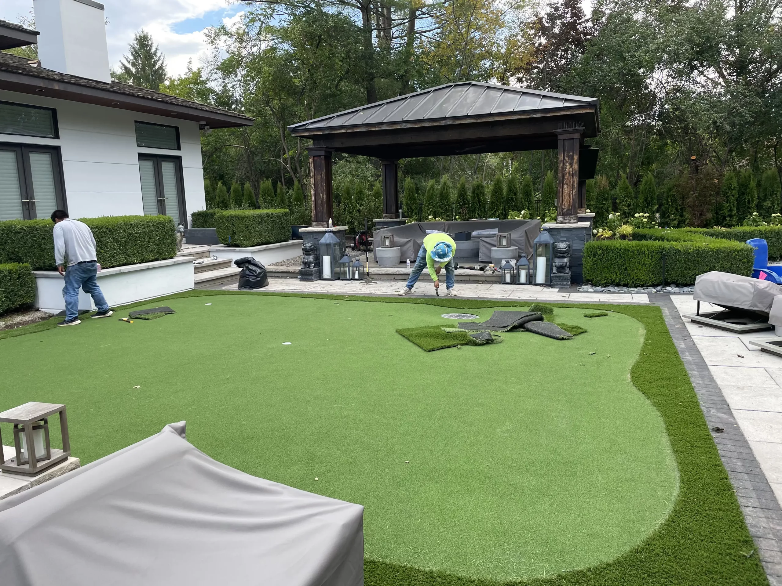 Synthetic Putting Green Design and Installation in Cypress, TX